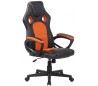 Racing Gaming kontorstol i kunstlæder H110 - 120 cm - Sort/Orange