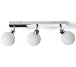 LINN Badeværelseslampe B40 cm 3 x G9 LED - Krom/Opalhvid 2