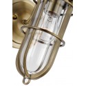 Scholar Badeværelseslampe i stål og glas H22,1 cm 1 x E27 - Poleret krom/Klar med dråbeeffekt