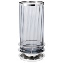 Arno Bordlampe i glas og stål H35,4 cm 1 x GX53 - Poleret nikkel/Grøn