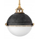 Loras Loftlampe i stål og glas Ø14,6 cm 1 x E27 - Poleret krom/Klar med dråbeeffekt