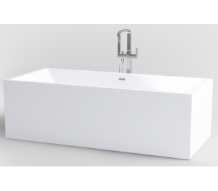 Fritstående badekar 180 hvid