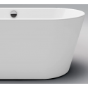 INBE fritstående badekar 170 x 67 cm Akryl - Hvid