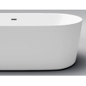 INBE fritstående badekar 180 x 80 cm Akryl - Hvid