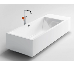 fritstående badekar 220 Hvid stort 2