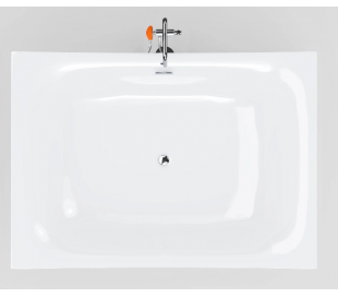 fritstående badekar 2 personer Hvid 2