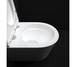 HAMMOCK Væghængt toilet D49 cm - Hvid højglans 2