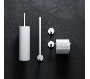 toiletpapirholder toiletrulleholder hvid 2