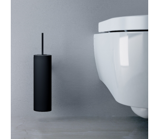 Væghængt toiletbørste sort 2