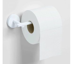 Toiletrulleholder toiletpapirholder hvid