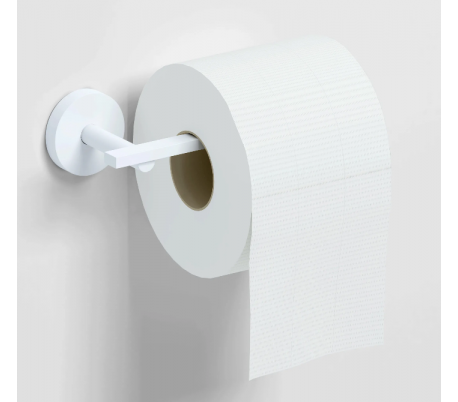 Se FLAT Toiletrulleholder B16,5 cm - Mat hvid hos Lepong.dk