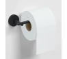 FLAT Toiletrulleholder B16,5 cm - Mat sort