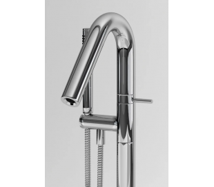 Gulv armatur til badekar Krom