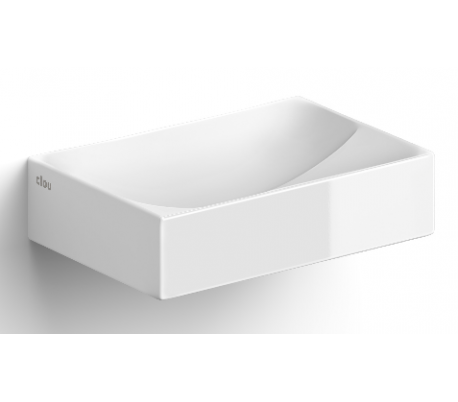FLUSH 3 Håndvask 36 x 18 cm Keramik - Hvid højglans