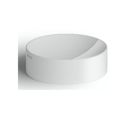 VALE Rund håndvask Ø22 cm Keramik - Hvid højglans