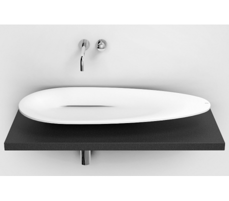 FIRST Håndvask 38,8 x 24,6 cm Aluite - Mat hvid