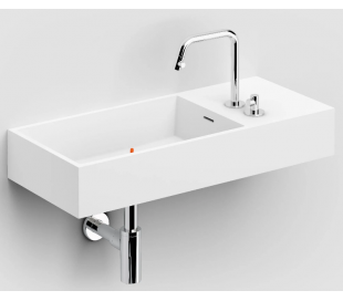 WASH ME Håndvask 70 x 42 cm Aluite - Mat hvid 2