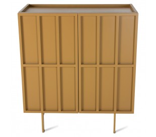 Sideboard i MDF og metal H89 x B80 cm - Grøn 2