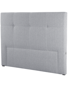 Sengegavl 180 stof grå 2