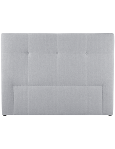 Sengegavl 180 stof grå