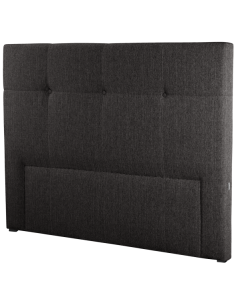 Sengegavl 180 stof mørkegrå 2