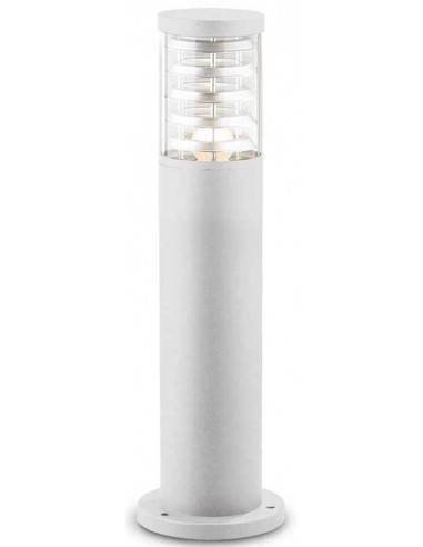 Billede af TRONCO Bedlampe i aluminium og Pyrexglas H40,5 cm 1 x E27 - Hvid