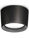 LIVIA Loftlampe i aluminium og polycarbonat Ø16 cm 1 x GX53 - Sort
