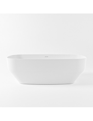 Se STONE fritstående badekar 170 x 75 cm Solid surface - Talkum hos Lepong.dk