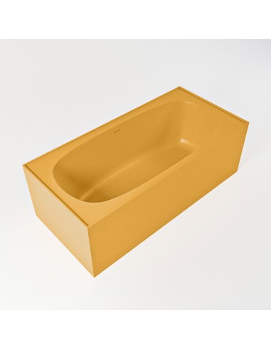 Billede af FREEZE fritstående badekar 180 x 85 cm Solid surface - Okker