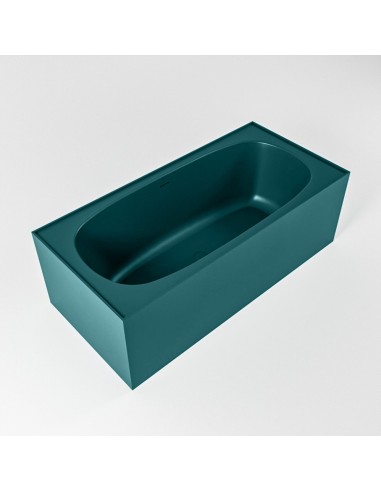 Billede af FREEZE fritstående badekar 180 x 85 cm Solid surface - Petrolium