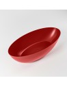 FLOAT fritstående badekar 170 x 80 cm Solid surface - Rød