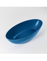 FLOAT fritstående badekar 170 x 80 cm Solid surface - Jeansblå