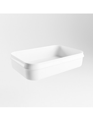 Se ARVO håndvask 55 x 38 cm Solid surface - Talkum hos Lepong.dk