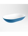 ONNI håndvask 55 x 35 cm Solid surface - Talkum/Jeansblå