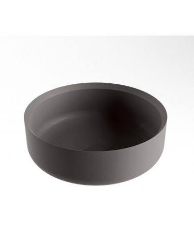 Se COSS håndvask Ø36 cm Solid surface - Mørkegrå hos Lepong.dk
