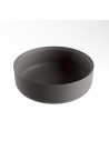 COSS håndvask Ø36 cm Solid surface - Mørkegrå