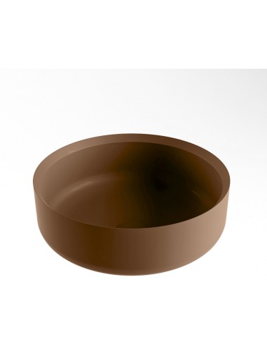 Se COSS håndvask Ø36 cm Solid surface - Rustbrun hos Lepong.dk