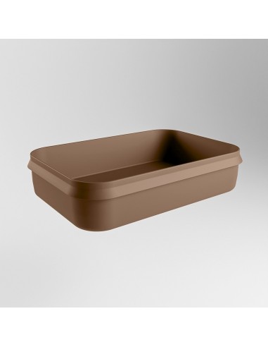 Billede af ARVO håndvask 55 x 38 cm Solid surface - Rustbrun