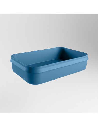 Se ARVO håndvask 55 x 38 cm Solid surface - Jeansblå hos Lepong.dk