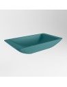 TOPI håndvask 59,5 x 34,5 cm Solid surface - Petrolium
