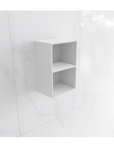 Billede af LAGOM hylde til badeværelset 45 x 30 cm Solid surface - Talkum