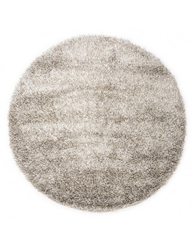 Billede af Dolce rundt tæppe i polyester og uld Ø200 cm - Beige
