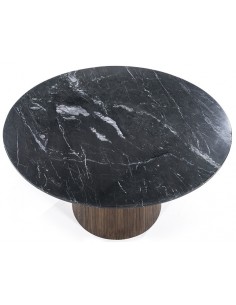 Rundt spisebord marmor 2