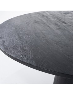 Rundt spisebord sort 2