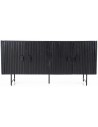 Remi Sideboard i metal og mangotræ B170 cm - Sort/Sort