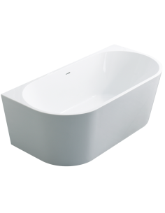 Fritstående badekar 160 hvid