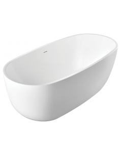 Fritstående badekar 170 hvid