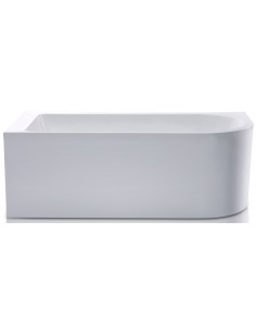 Hjørnebadekar 160 hvid 2