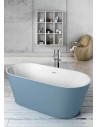 VAN fritstående badekar 150 x 75 cm Akryl - Blå