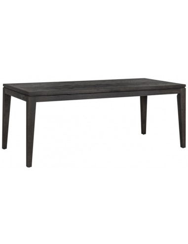 Se Blackbone spisebord i egetræ 230 x 100 cm - Bejset sort hos Lepong.dk